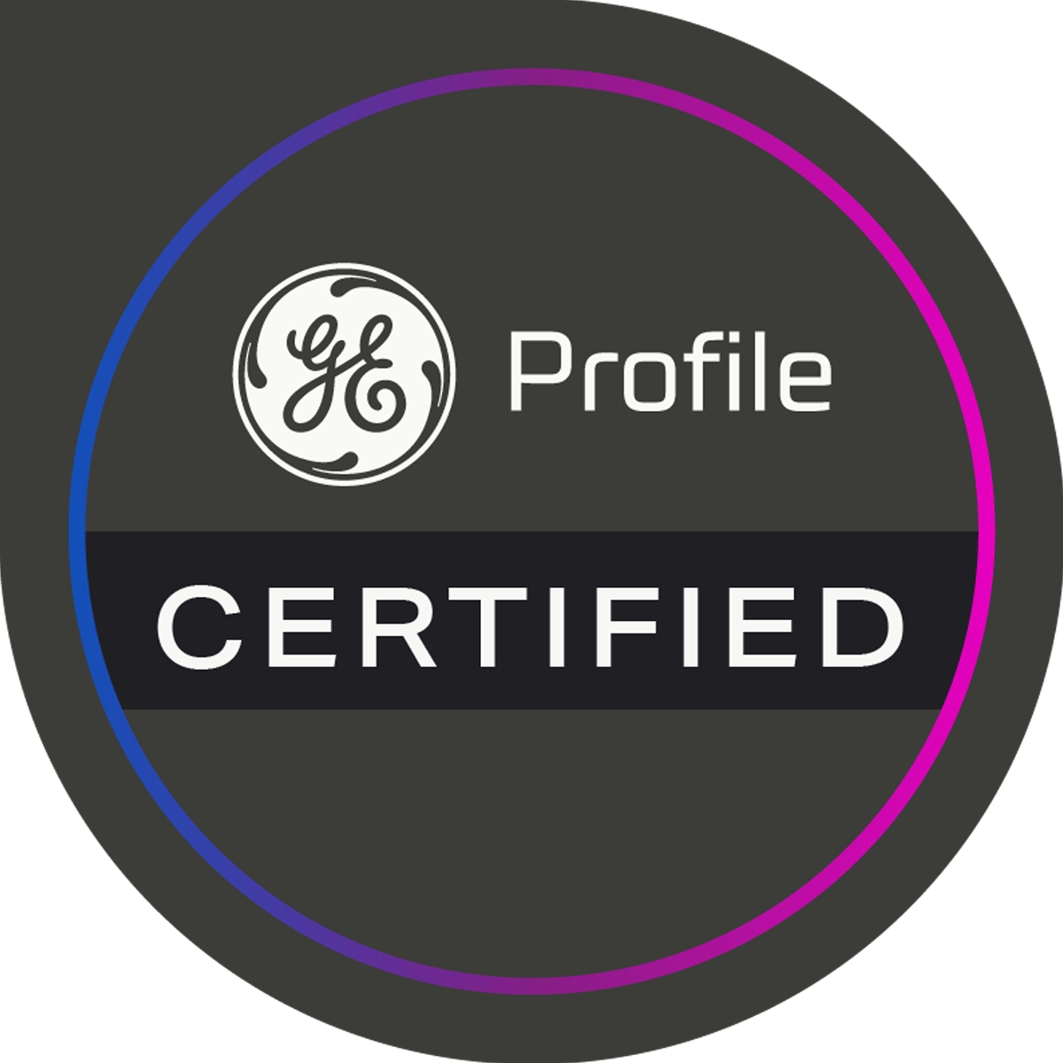 GE PROFILE brand authorized seller badge