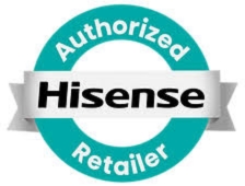 Hisense brand authorized seller badge