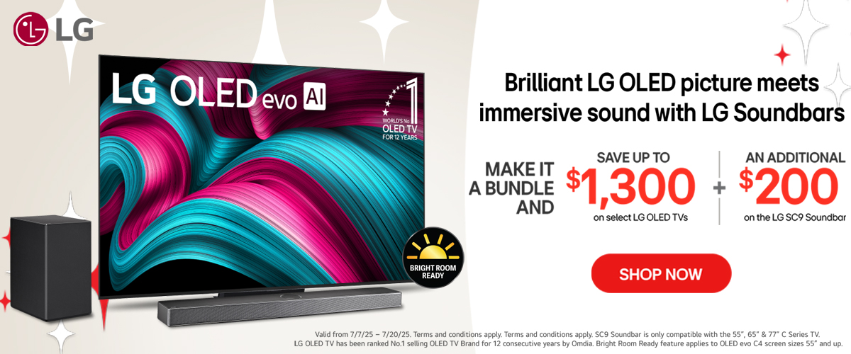 LG SUMMER EVO DEAL. JULY 7TH - JULY 20TH