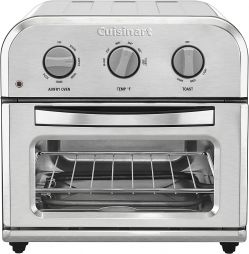 Cuisinart Compact Air Fryer Toaster Oven Stainless Steel TOA-26