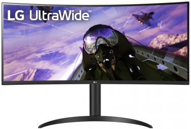 LG 34 Curved UltraWide QHD HDR Monitor with AMD FreeSync Premium 160Hz  Refresh Rate