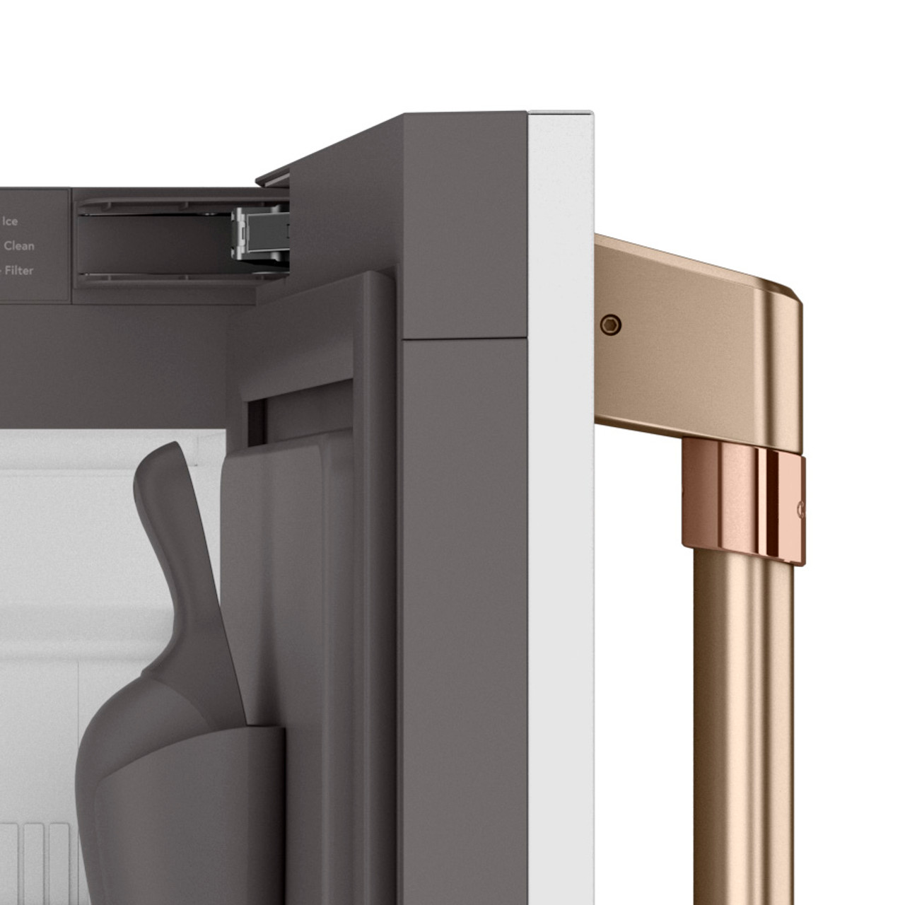 Open Door with Optional Handle