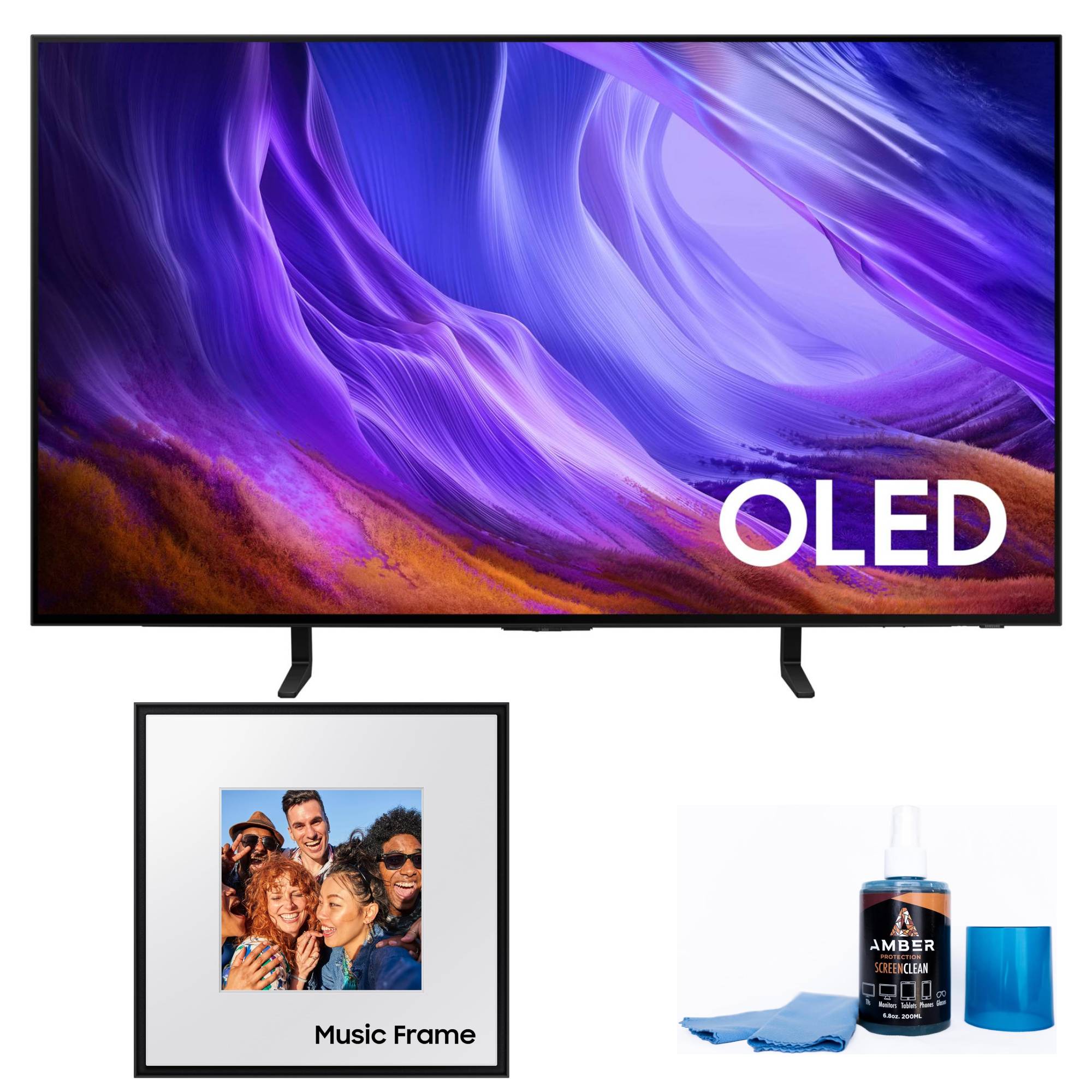 SAMSUNG BNDL_QN48S85HA-HWLS60D-AMBER-SC 1