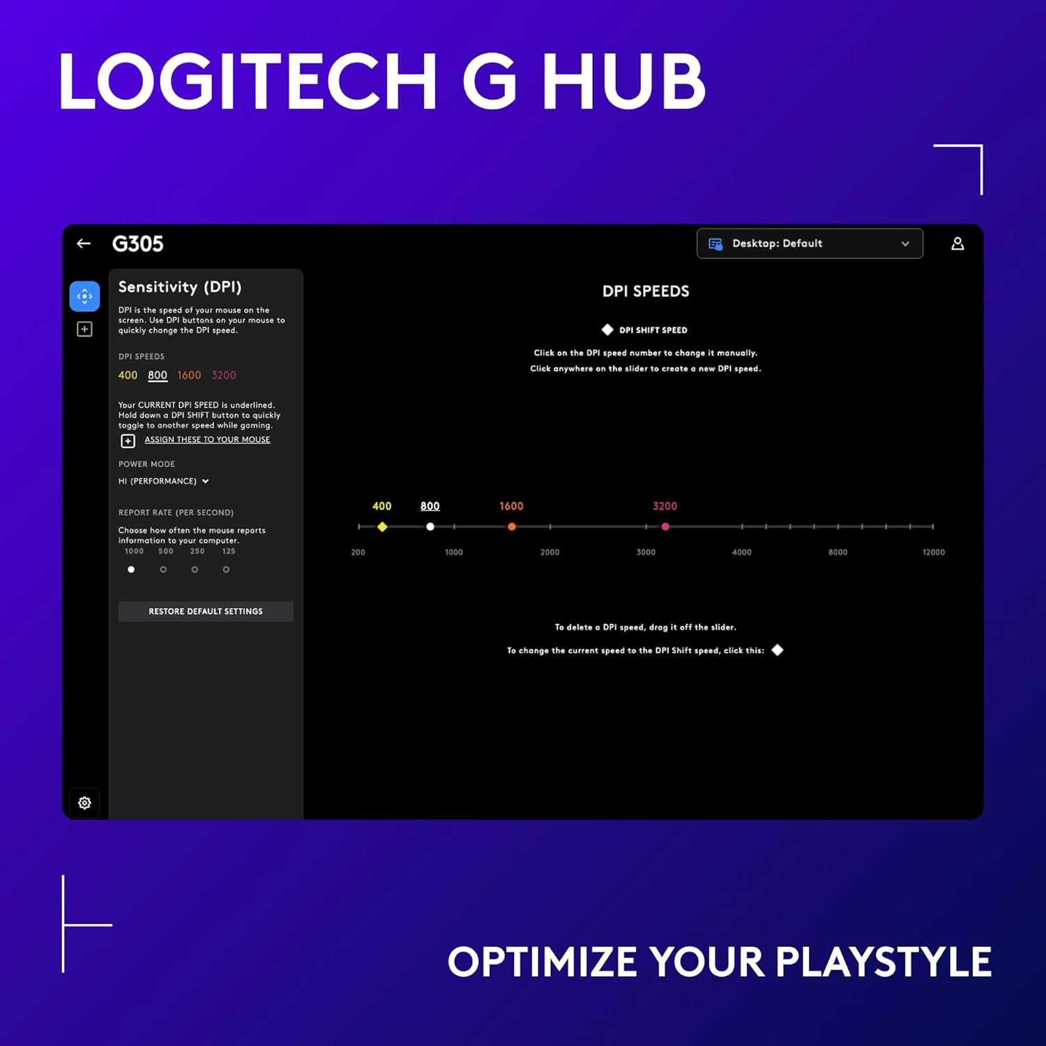 Logitech G305 G Hub