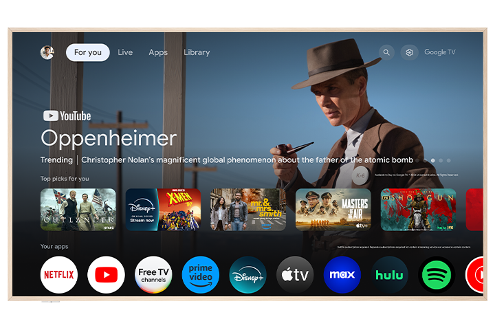 tv home screen