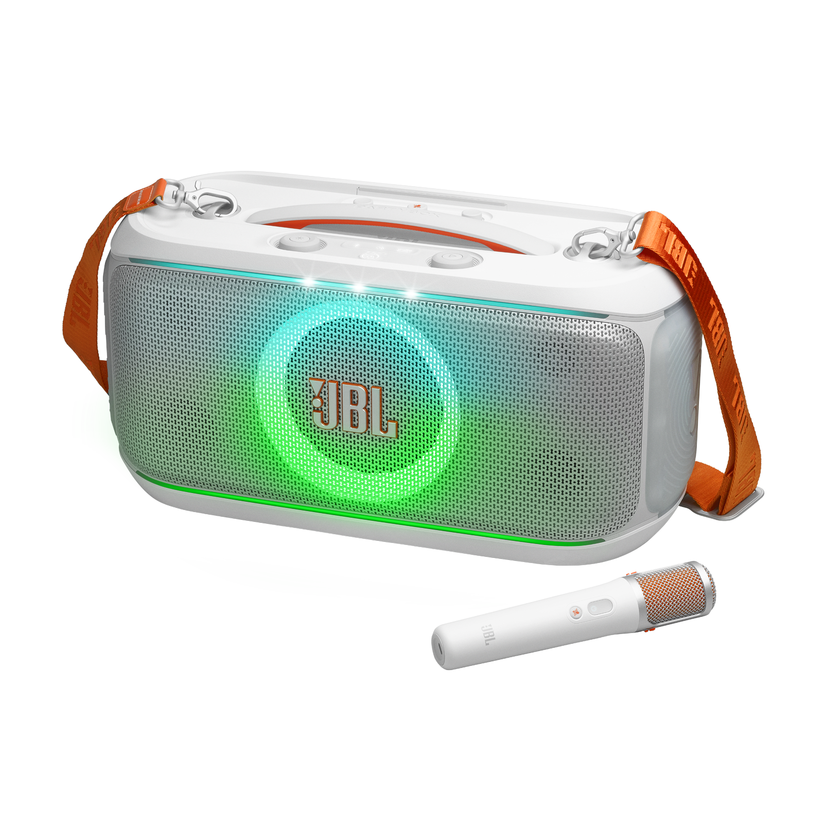 The white partybox on the go 2 plus