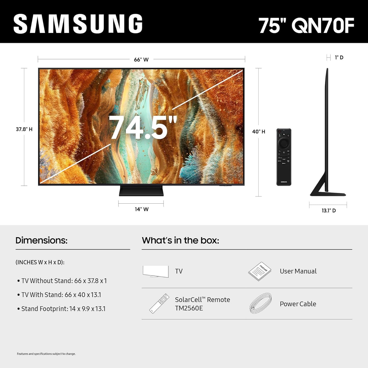 SAMSUNG BNDL_QN75QN70FAFXZA-PQTV3 3
