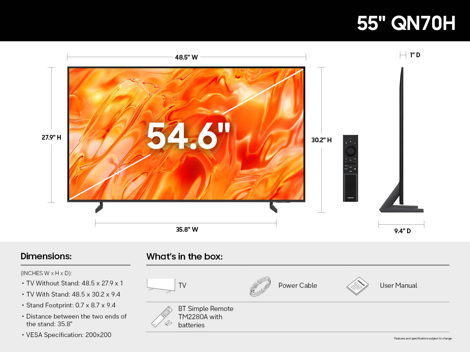 SAMSUNG QN55QN70HAFXZA 5