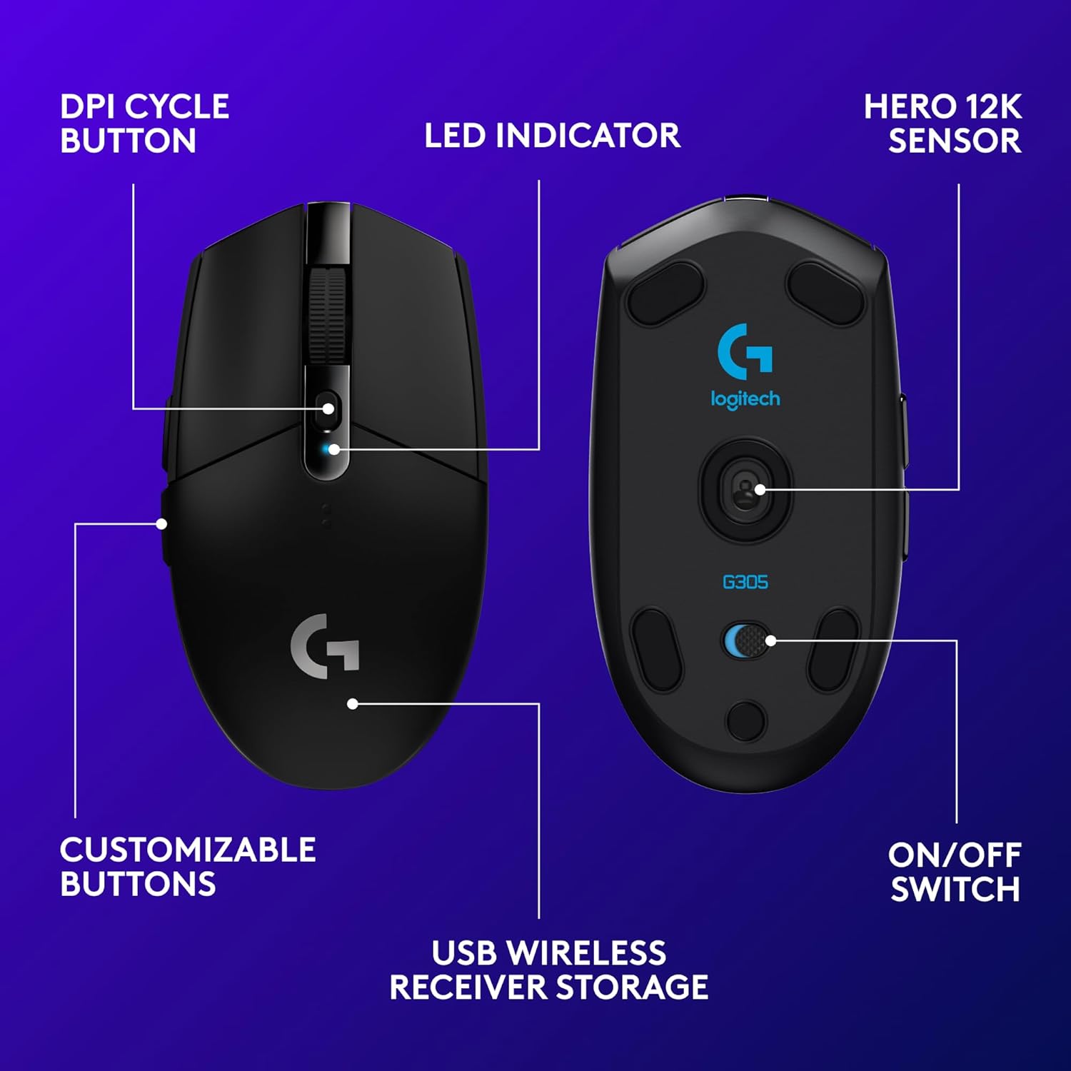 Logitech G305 Features
