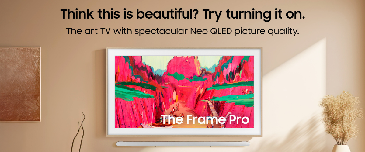 Samsung The Frame TVs promotional image